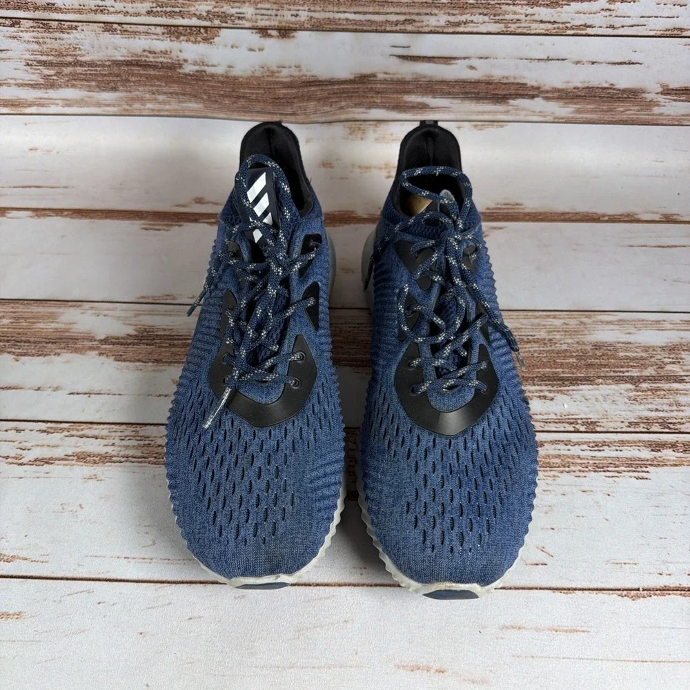 Adidas AlphaBounce Engineered Mesh Navy Blue Mens US 10.5 Running Shoes BB9040
